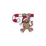 (image for) Kitty Candy Cane Critter